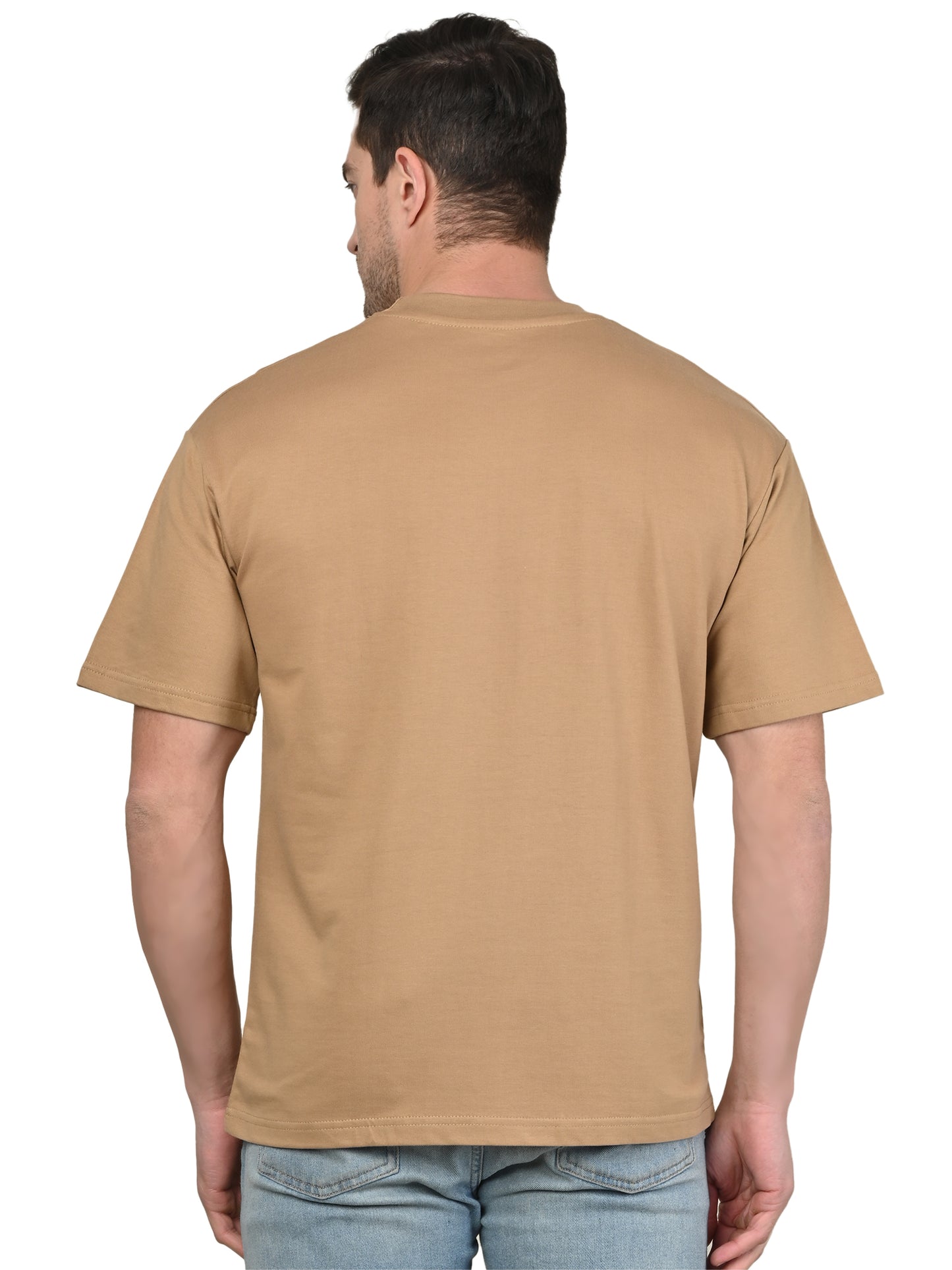 Foxie Original Printed Oversized T-Shirt | Beige