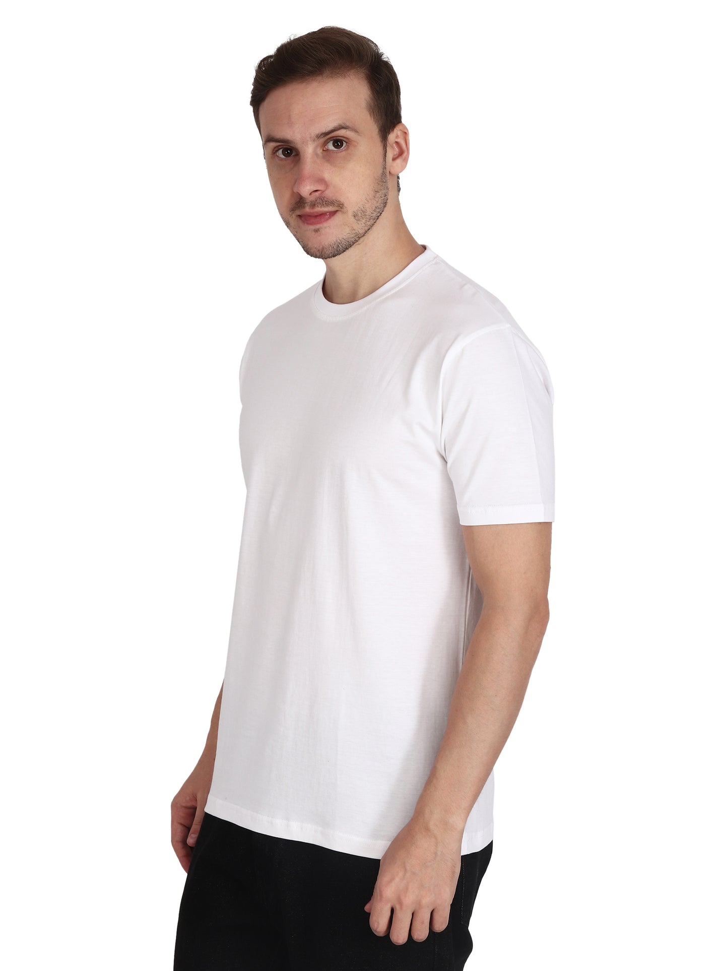 Foxie Classic Round Neck T-Shirt -White - Foxie