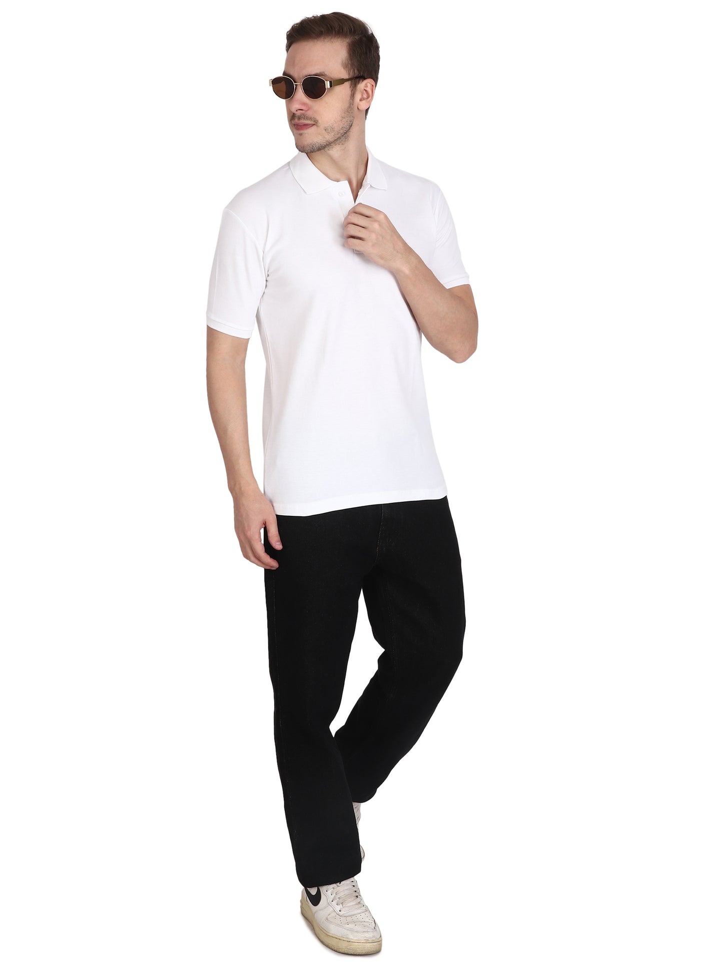 Foxie Polo T-Shirt -White - Foxie
