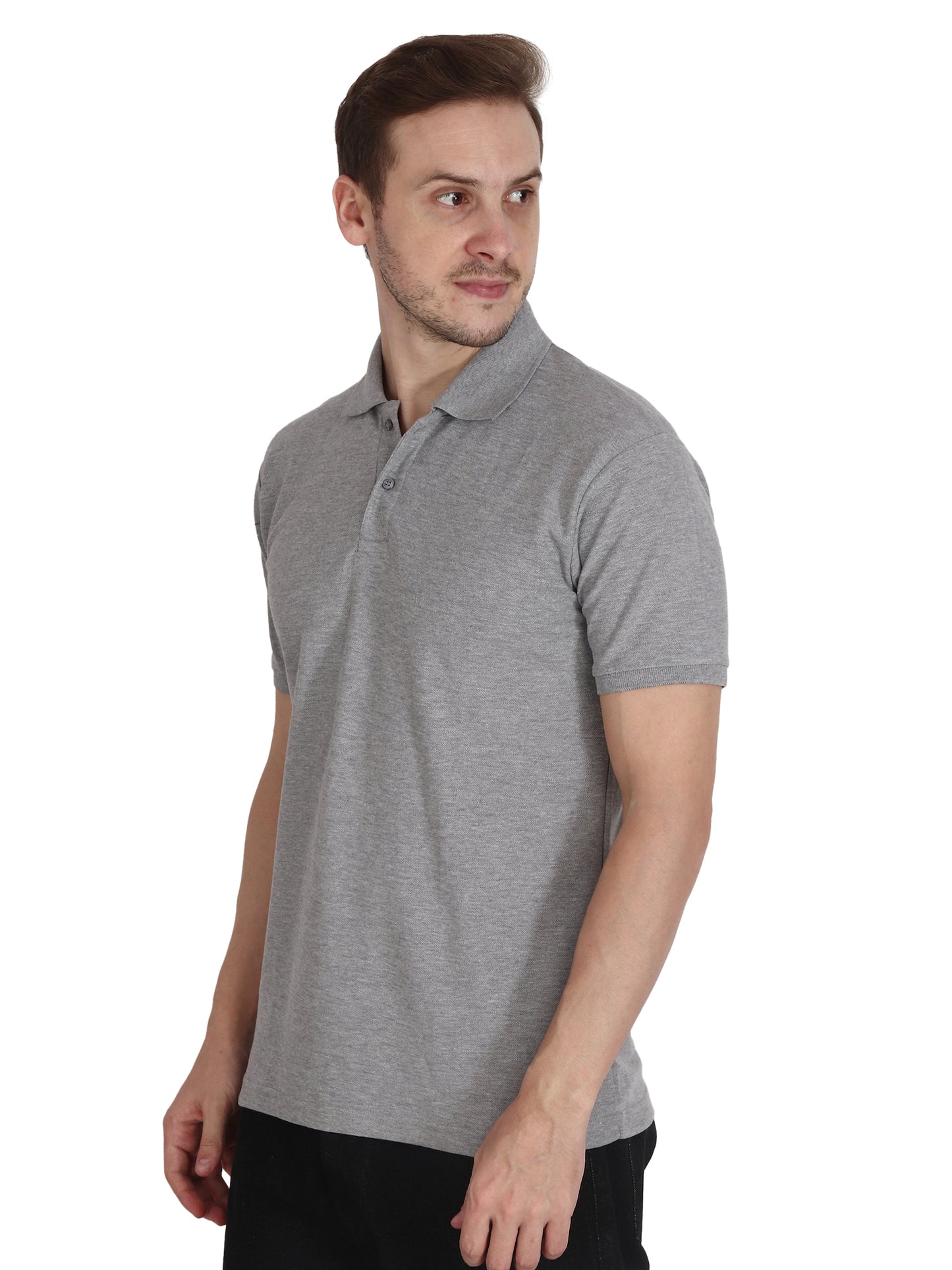 Foxie Polo T-Shirt -Grey - Foxie