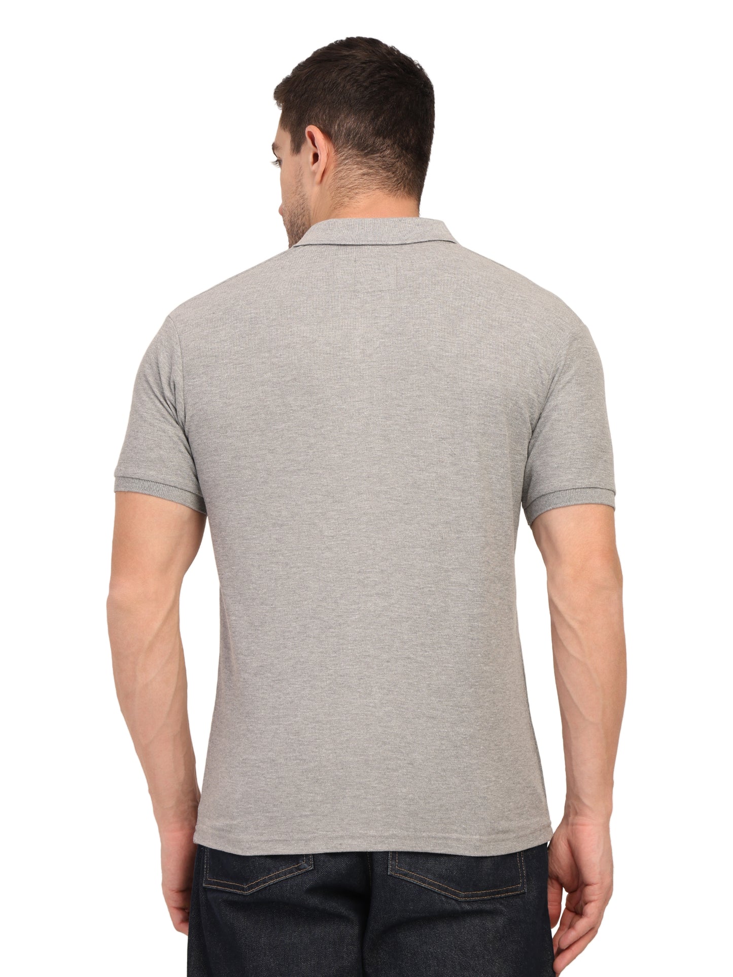 Foxie Johnny Collar Polo-T-shirt | Grey