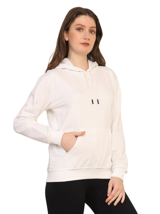 Foxie Hoodie's for Female | White