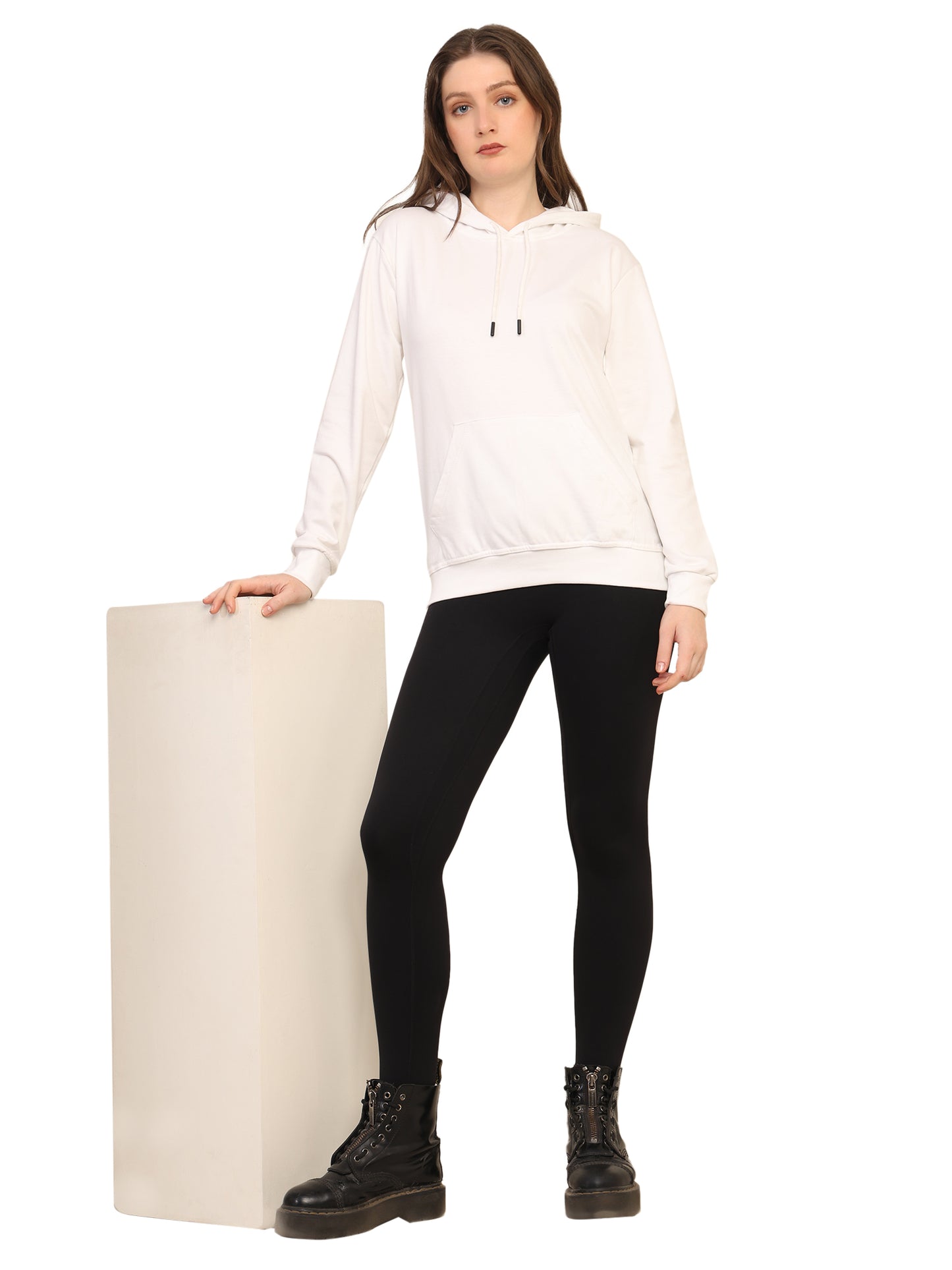 Foxie Hoodie's for Female | White