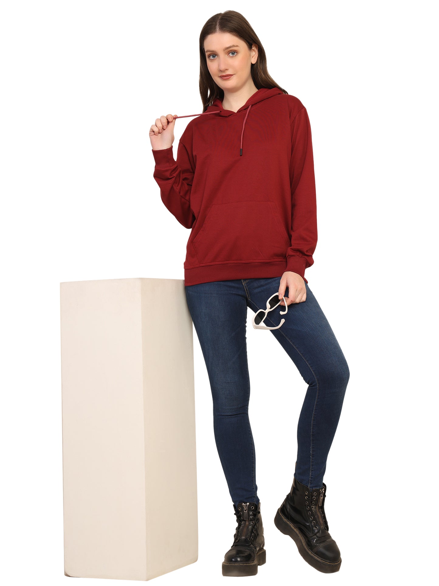 Foxie Hoodie's for Female | Maroon