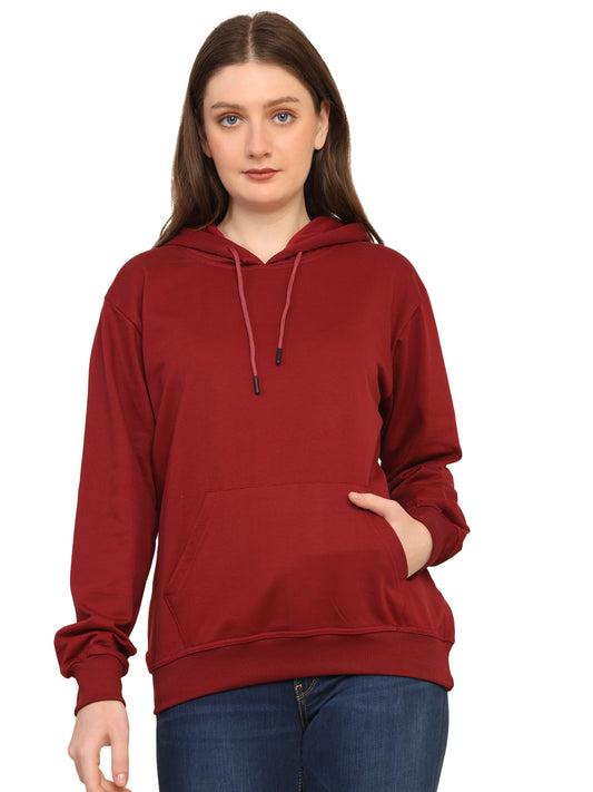 Foxie Hoodie's for Female | Maroon