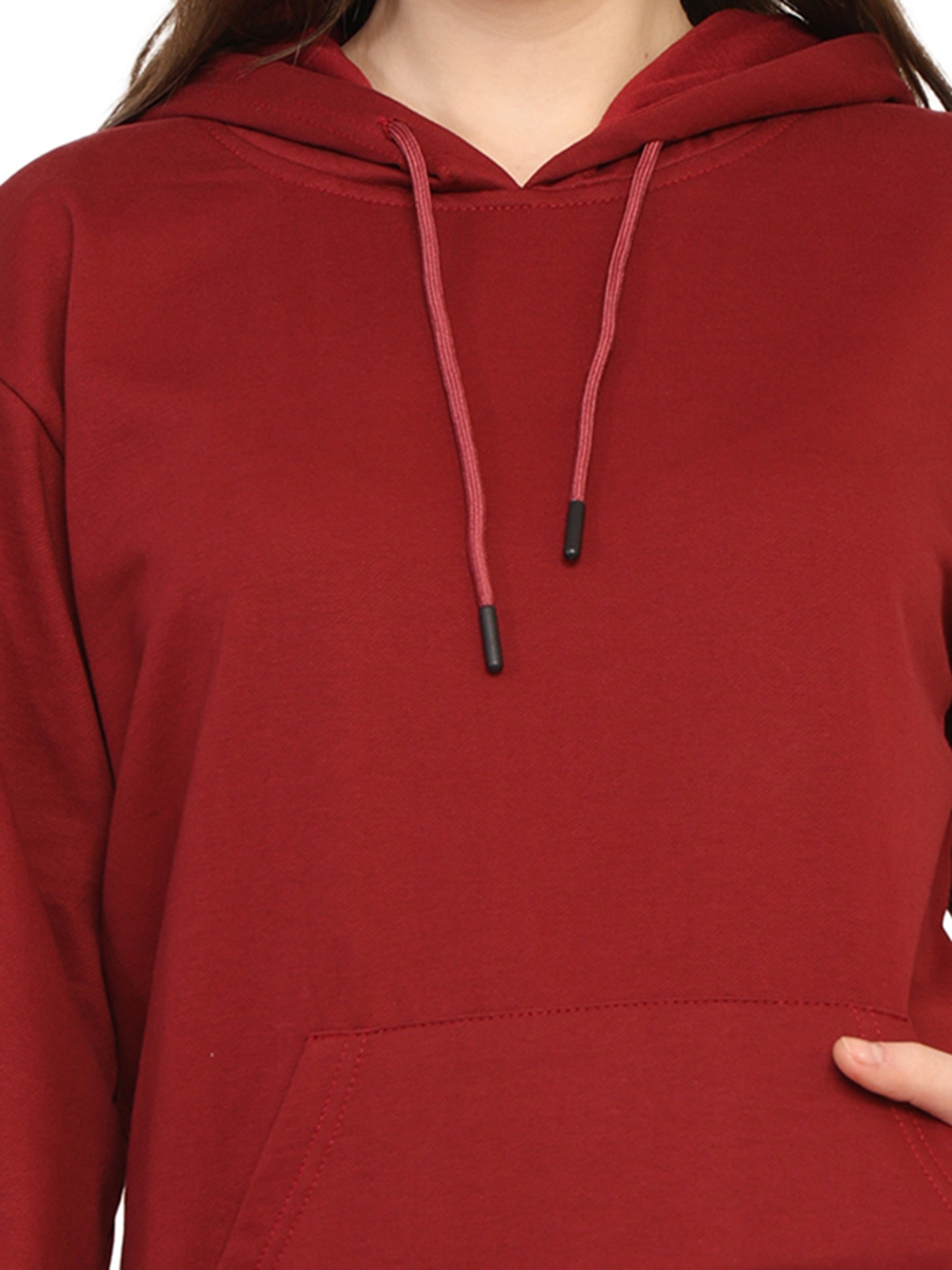 Foxie Hoodie's for Female | Maroon