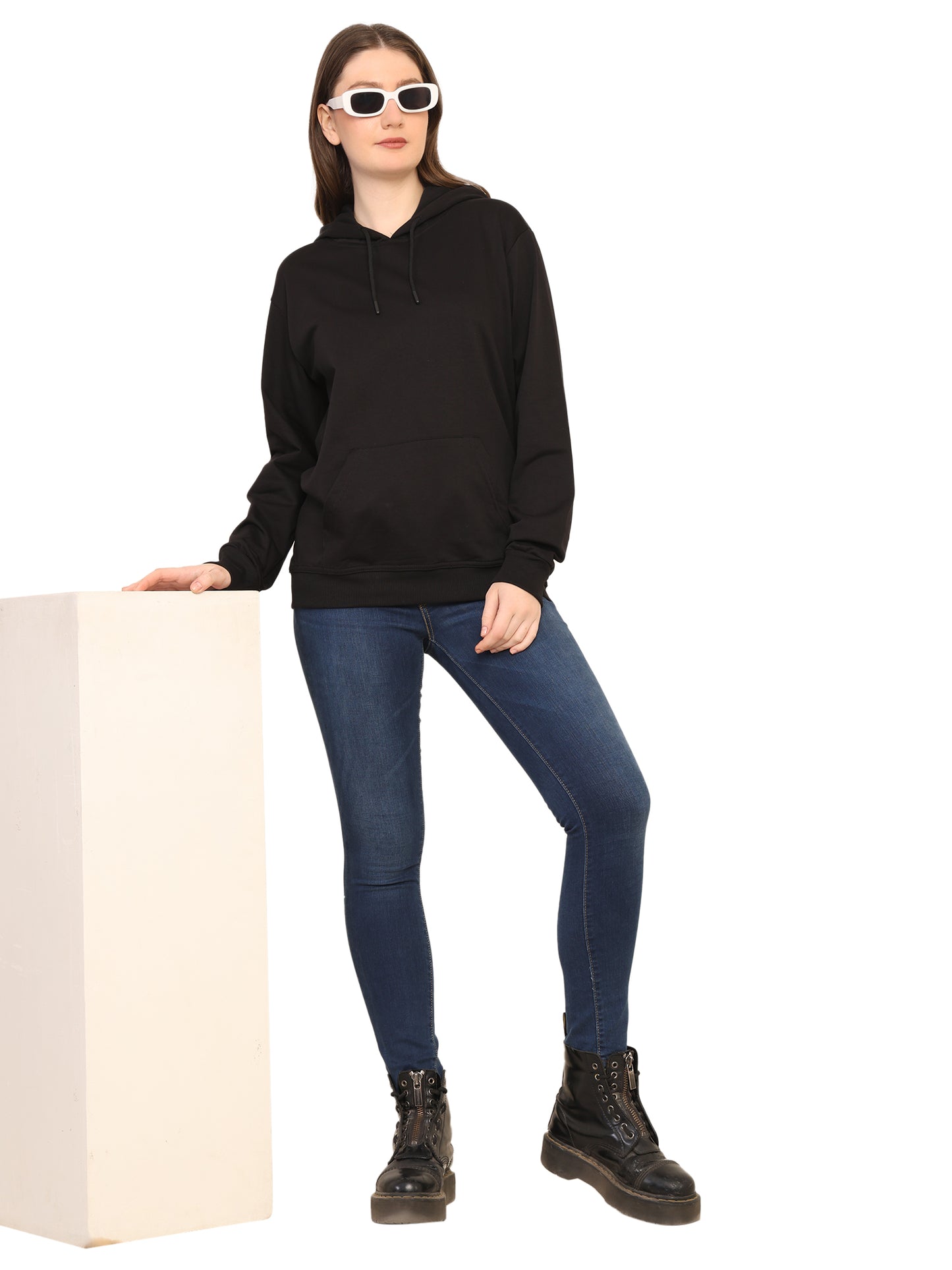 Foxie Hoodie's for Female | Black