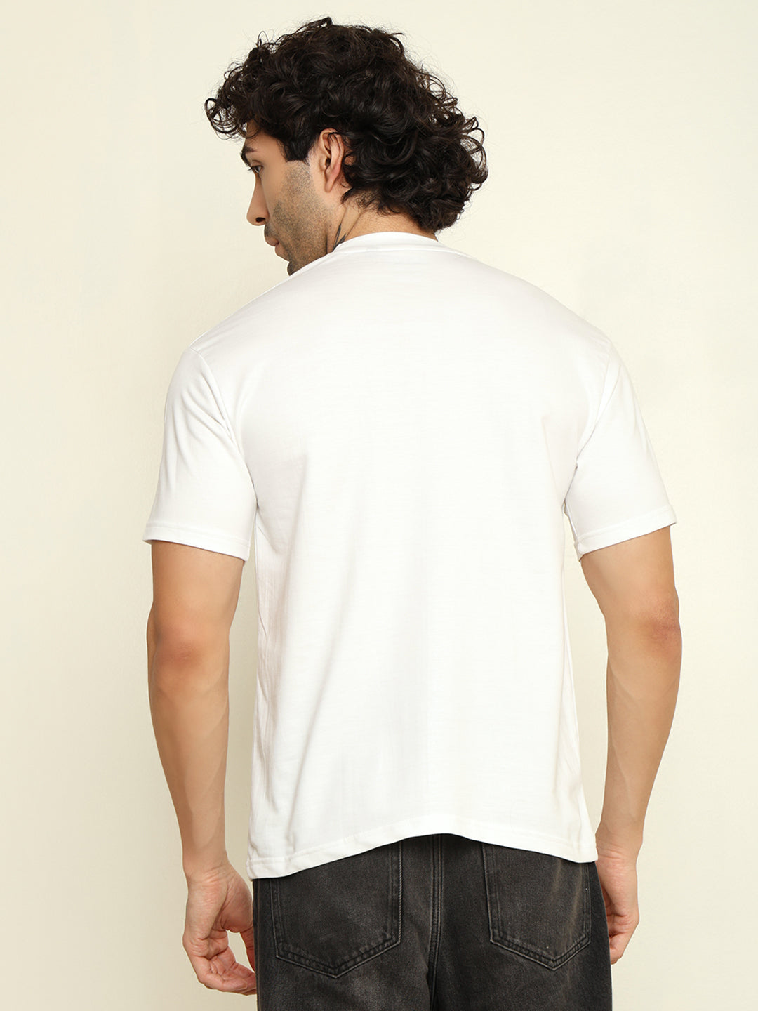 Foxie Gentleman Printed Oversized T-shirt | White