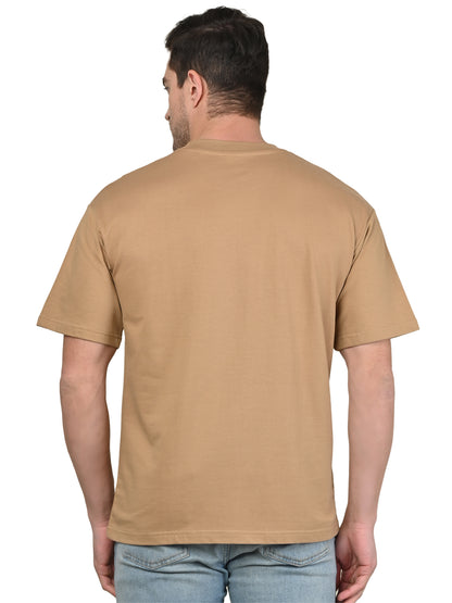 Foxie Original Printed Oversized T-Shirt | Beige