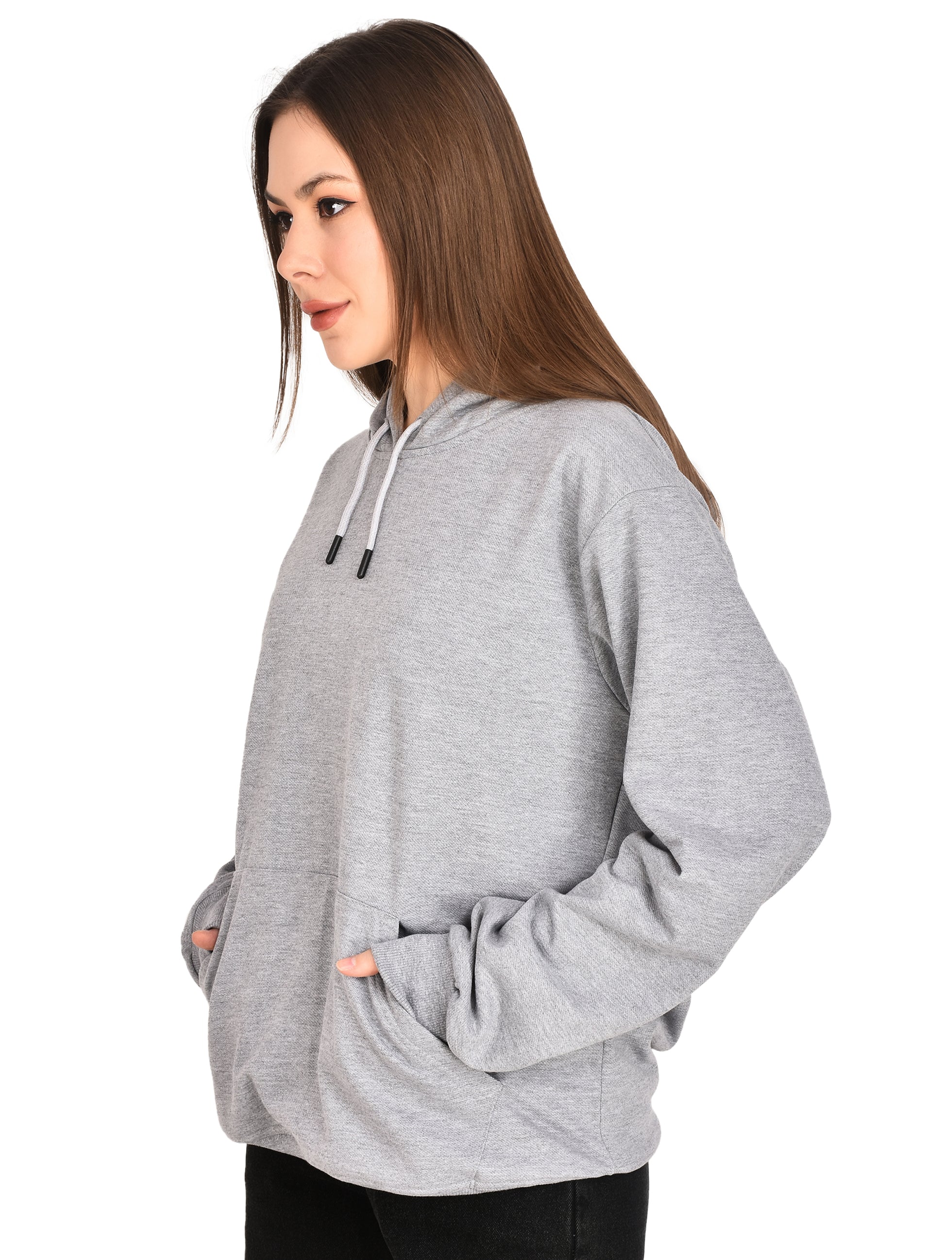 Foxie Hoodie - Female- Grey - Foxie