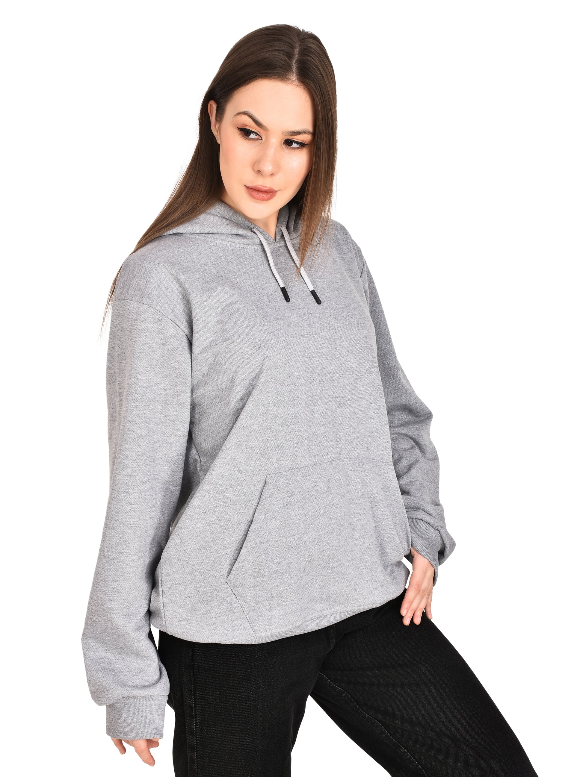 Foxie Hoodie - Female- Grey - Foxie