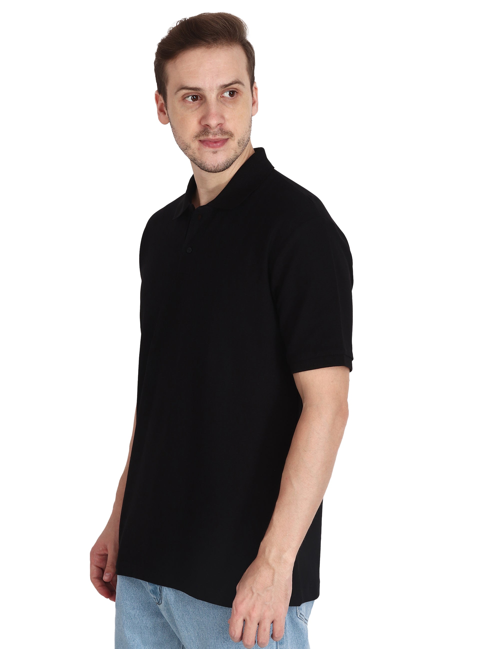 Foxie  Polo T-Shirt -Black - Foxie