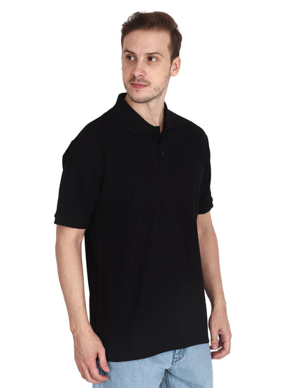 Foxie  Polo T-Shirt -Black - Foxie