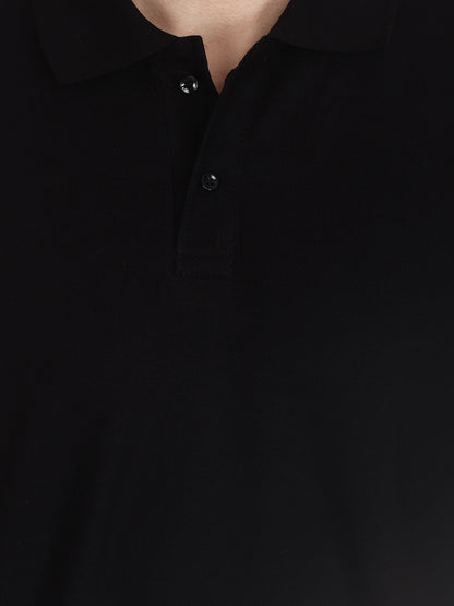 Foxie  Polo T-Shirt -Black - Foxie