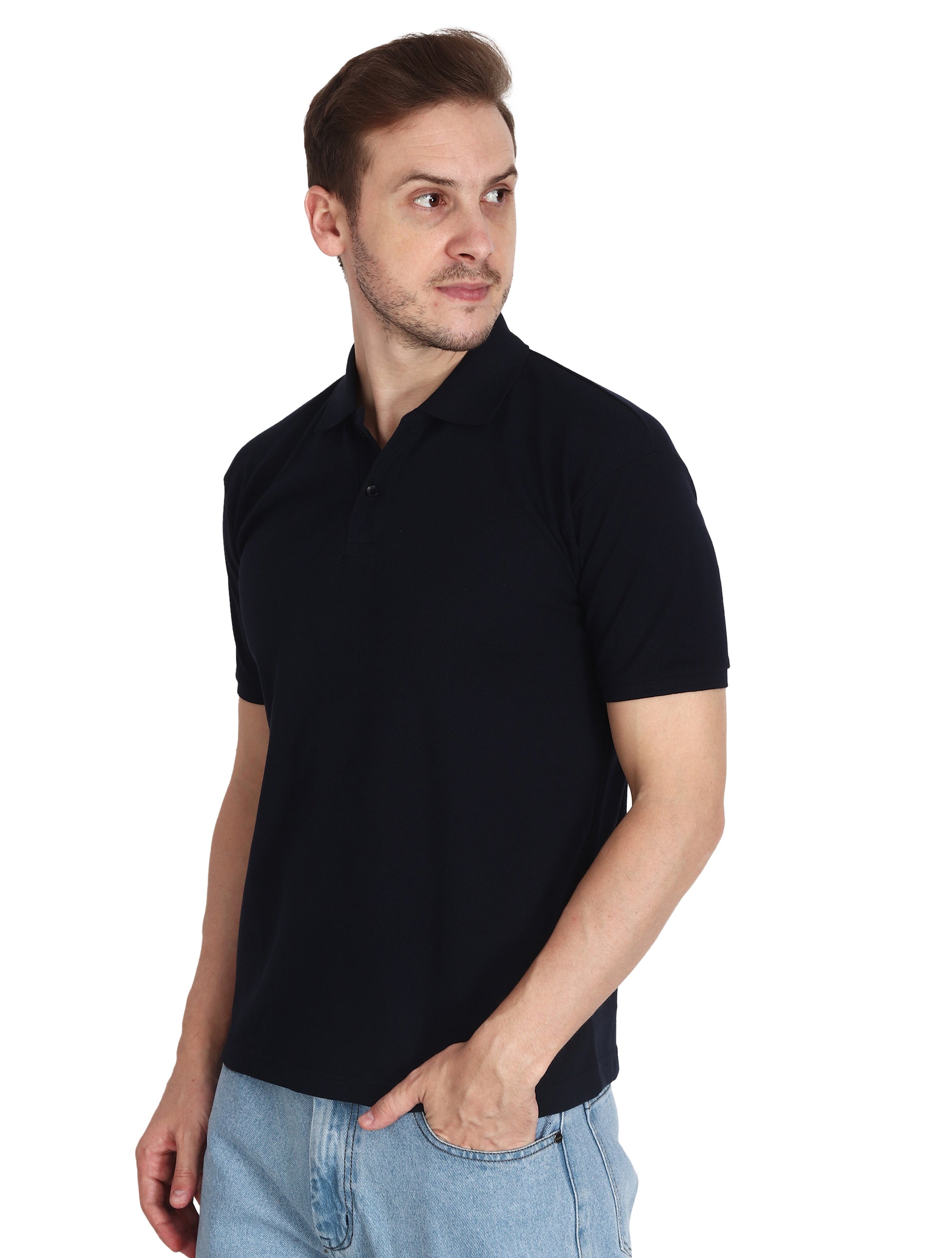Foxie Polo T-Shirt -Navy - Foxie