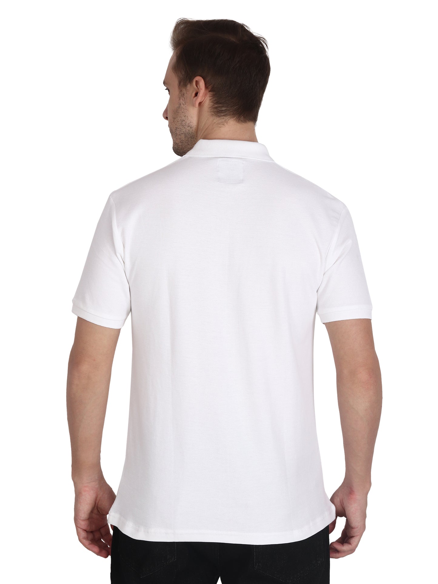 Foxie Polo Printed T-Shirt -White - Foxie