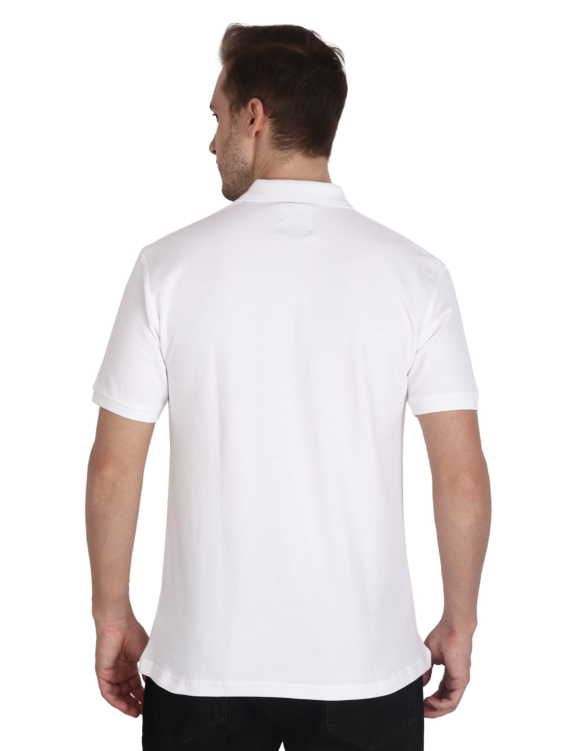 Foxie Polo Printed T-Shirt -White - Foxie