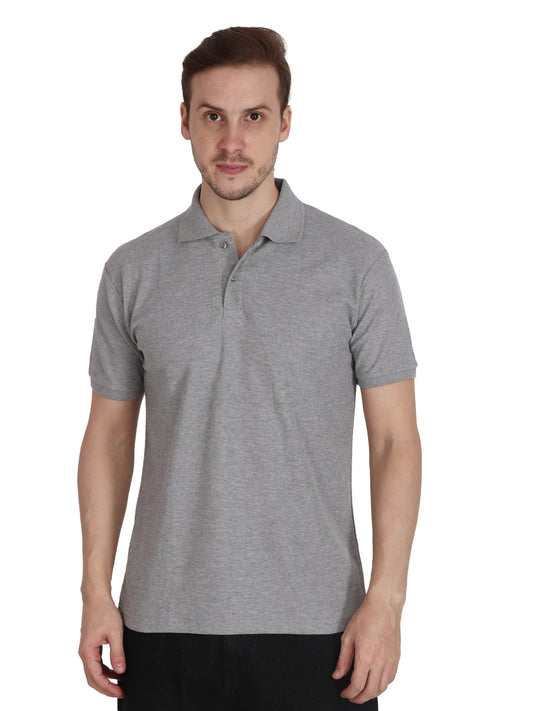 Foxie Polo T-Shirt -Grey - Foxie
