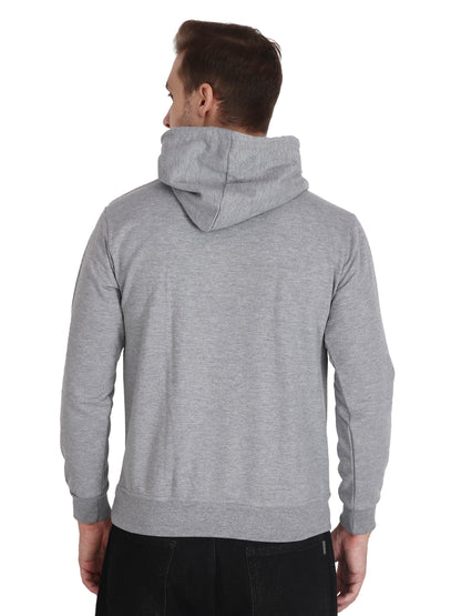 Foxie  Printed Hoodie -Grey - Foxie