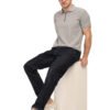 foxie zipper polo white