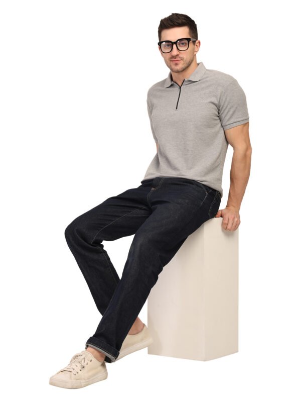 foxie zipper polo white