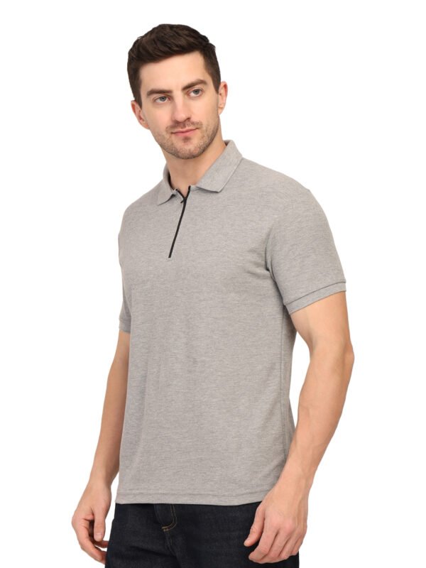 foxie zipper polo white