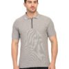 foxie zipper polo white