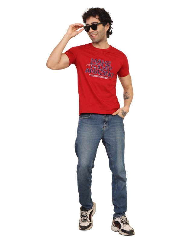 foxie mmd regular fit printed t shirt