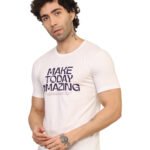 Foxie MTA Regular Fit Printed T-Shirt - White