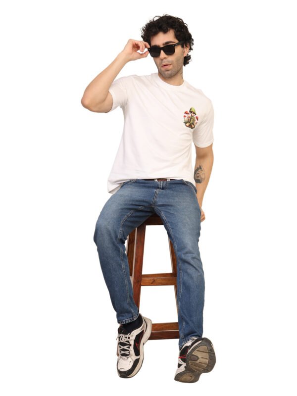 foxie mushroom oversize fit printed t shirt