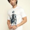 foxie gentlemen oversize fit printed t shirt