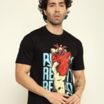Foxie Red Heart Oversize Printed T-Shirt