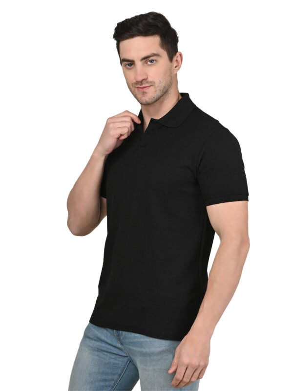 foxie johnny collar polo black
