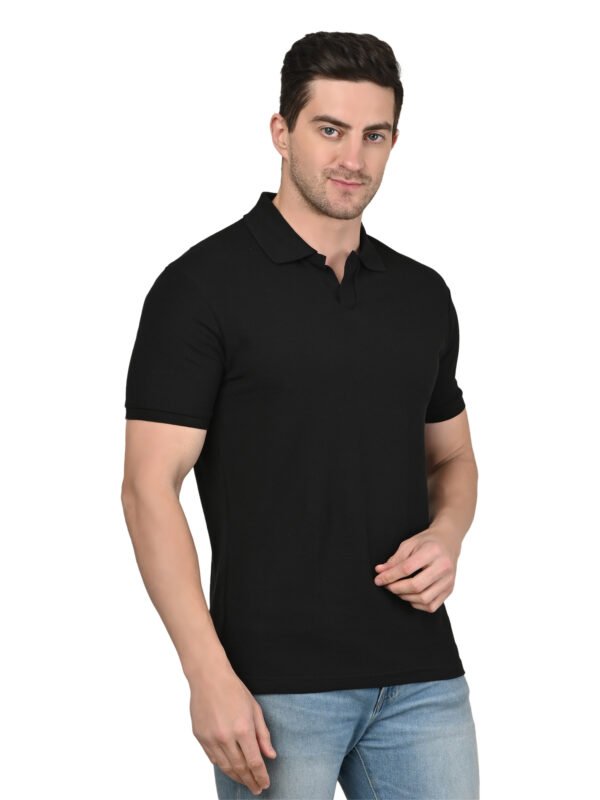 foxie johnny collar polo black