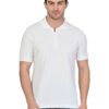 foxie zipper polo white