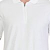 foxie zipper polo white