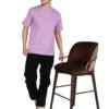 foxie oversize classic t shirt – beige
