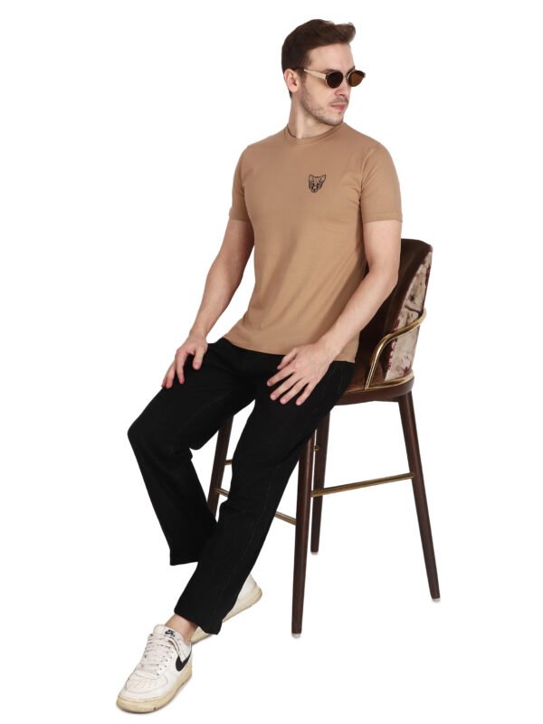 foxie regular fit t shirt – beige