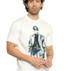 foxie gentlemen oversize fit printed t shirt